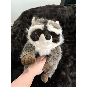 VTG 1991 LA-Z-BOY Raccoon Stuffed  Plush Toy 14 Inches Super Cute 8” Tail